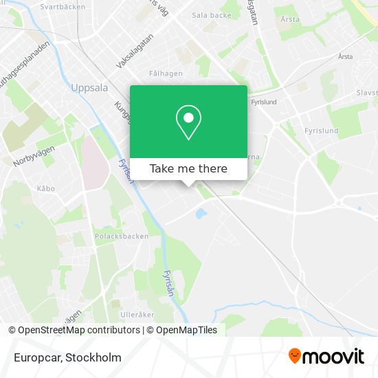 Europcar map