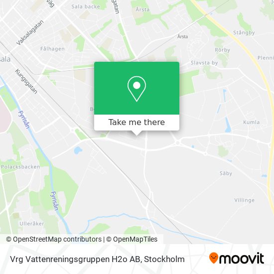 Vrg Vattenreningsgruppen H2o AB map