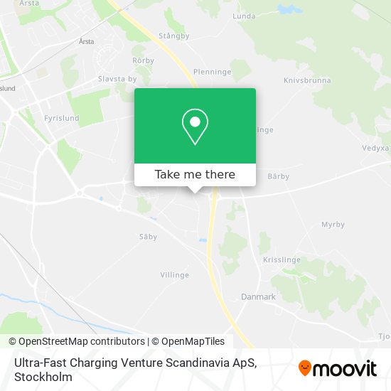 Ultra-Fast Charging Venture Scandinavia ApS map