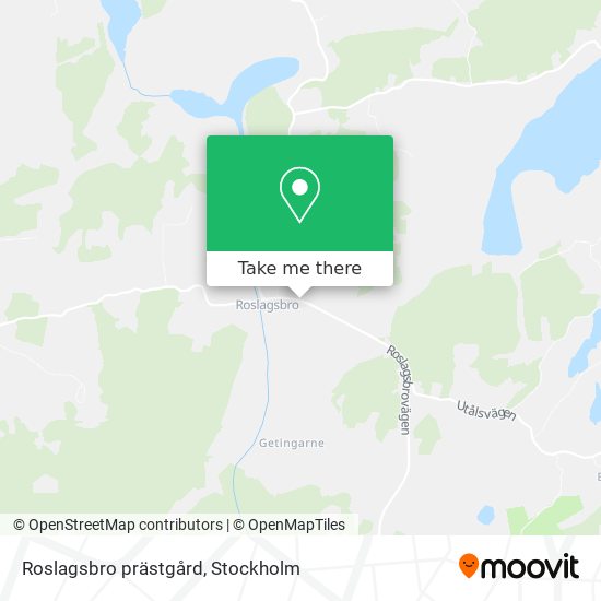 Roslagsbro prästgård map