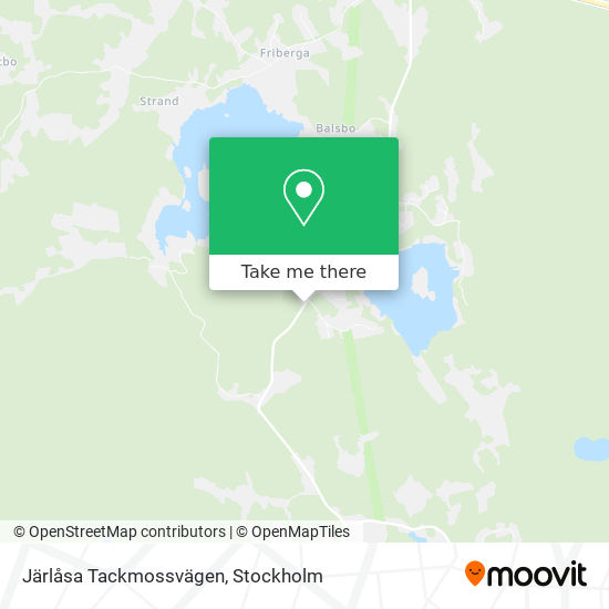 Järlåsa Tackmossvägen map