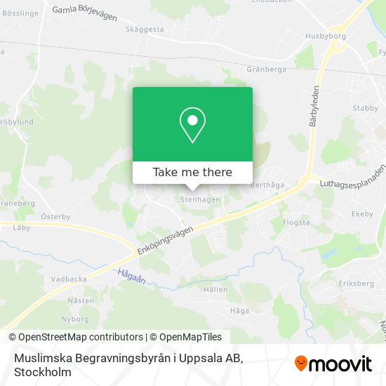 Muslimska Begravningsbyrån i Uppsala AB map