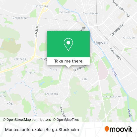 Montessoriförskolan Berga map