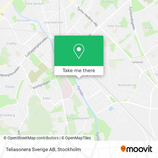 Teliasonera Sverige AB map