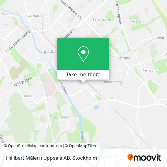 Hållbart Måleri i Uppsala AB map