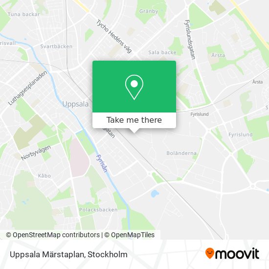 Uppsala Märstaplan map