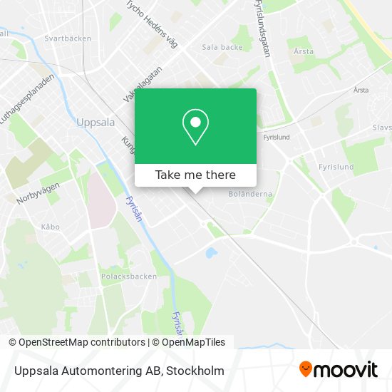 Uppsala Automontering AB map