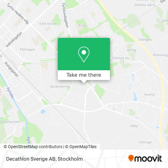 Decathlon Sverige AB map