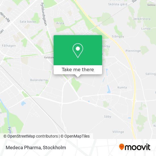 Medeca Pharma map