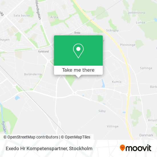 Exedo Hr Kompetenspartner map