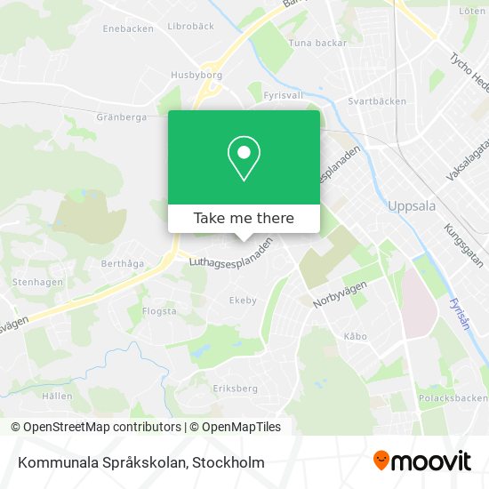 Kommunala Språkskolan map