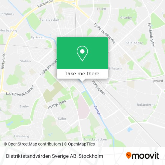 Distriktstandvården Sverige AB map