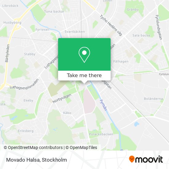 Movado Halsa map