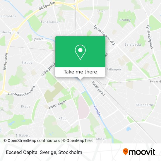 Exceed Capital Sverige map