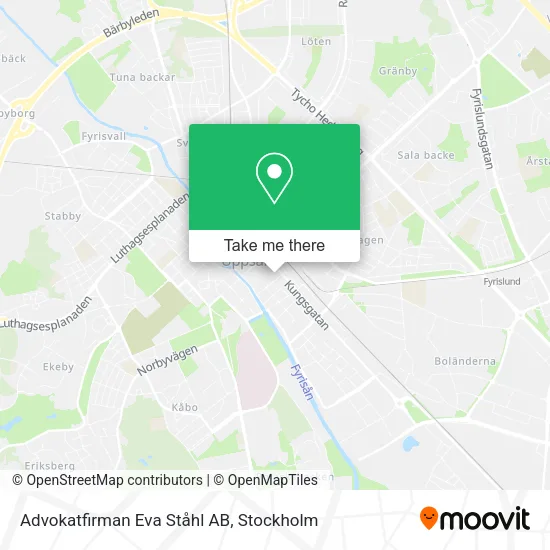 Advokatfirman Eva Ståhl AB map