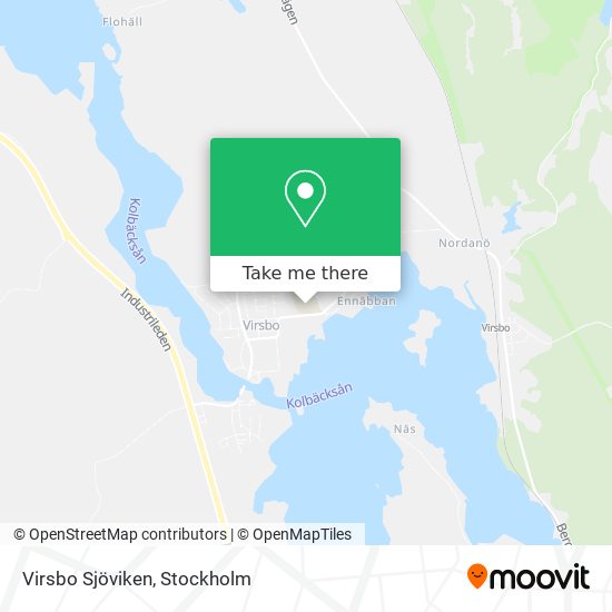 Virsbo Sjöviken map