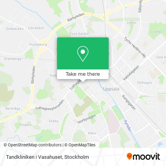 Tandkliniken i Vasahuset map