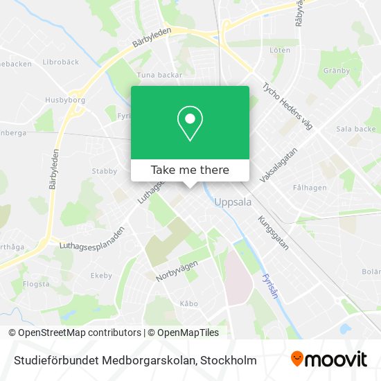 Studieförbundet Medborgarskolan map