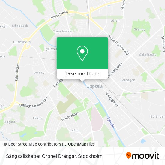 Sångsällskapet Orphei Drängar map