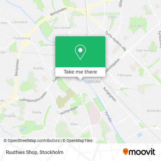 Ruuthies Shop map