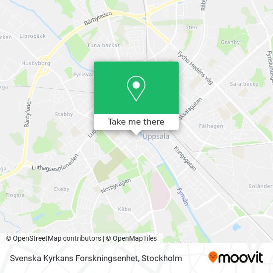 Svenska Kyrkans Forskningsenhet map