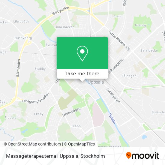 Massageterapeuterna i Uppsala map