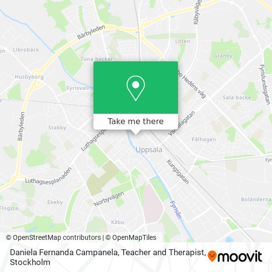 Daniela Fernanda Campanela, Teacher and Therapist map