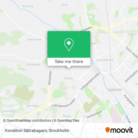 Konditori Sätrabagarn map