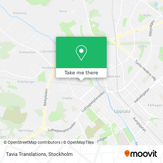 Tavia Translations map