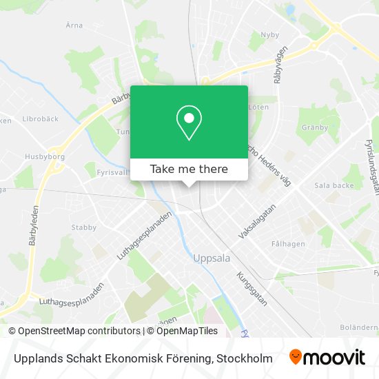 Upplands Schakt Ekonomisk Förening map