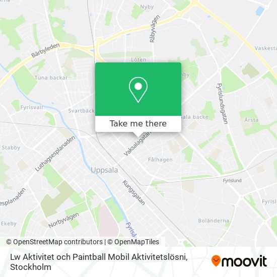 Lw Aktivitet och Paintball Mobil Aktivitetslösni map