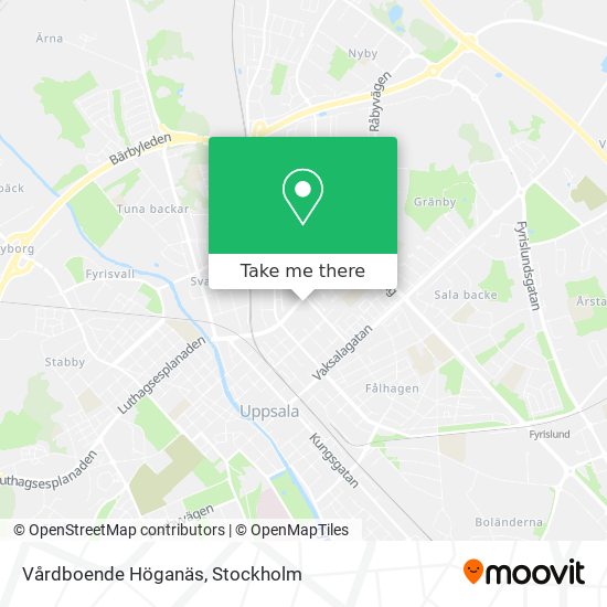 Vårdboende Höganäs map