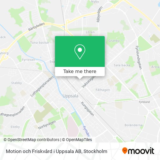 Motion och Friskvård i Uppsala AB map