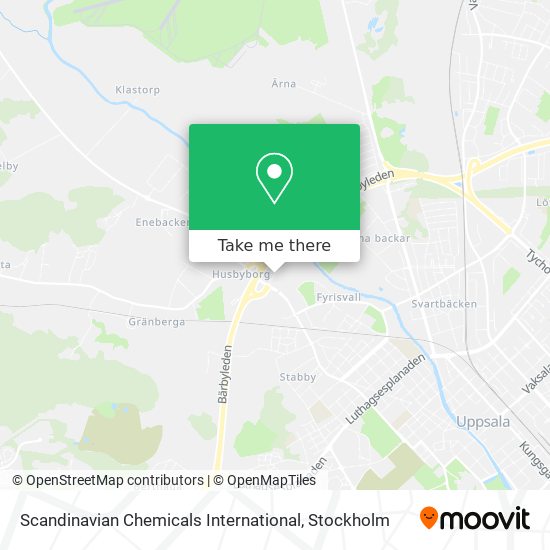 Scandinavian Chemicals International map