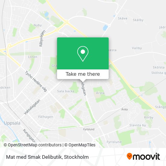 Mat med Smak Delibutik map