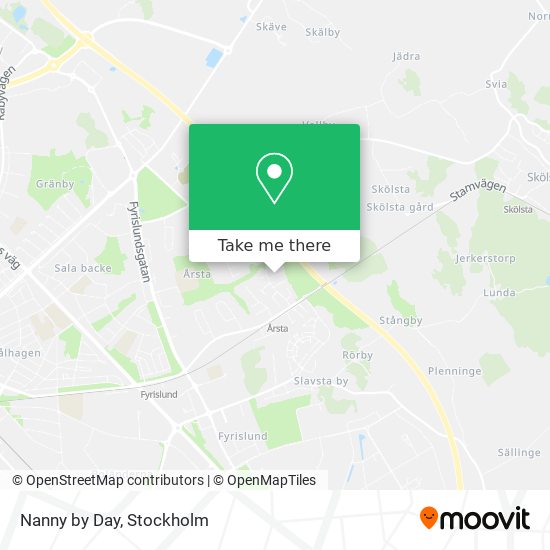 Nanny by Day map