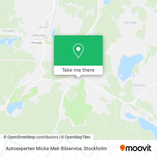 Autoexperten Micke Mek Bilservice map