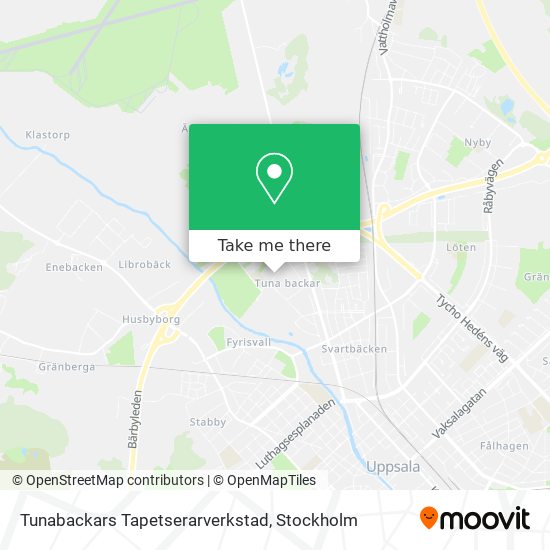 Tunabackars Tapetserarverkstad map