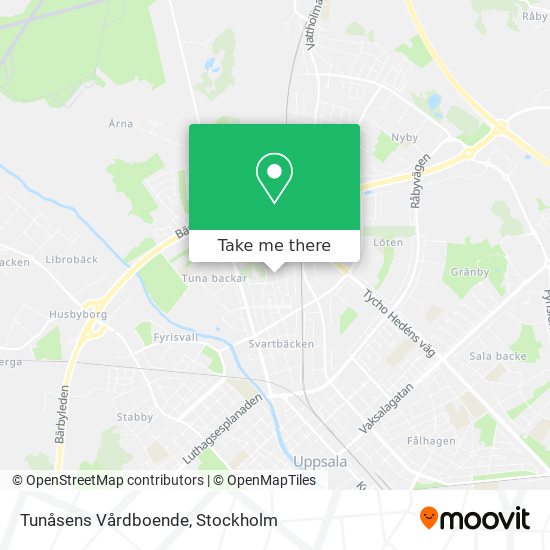 Tunåsens Vårdboende map