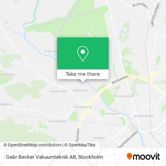 Gebr Becker Vakuumteknik AB map