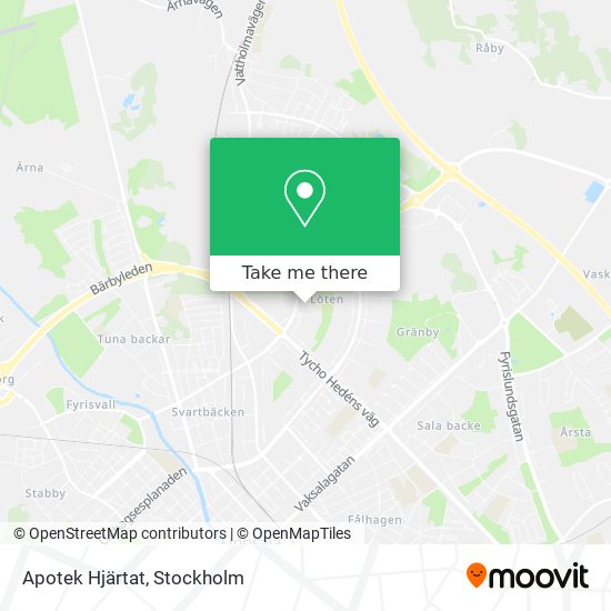 Apotek Hjärtat map