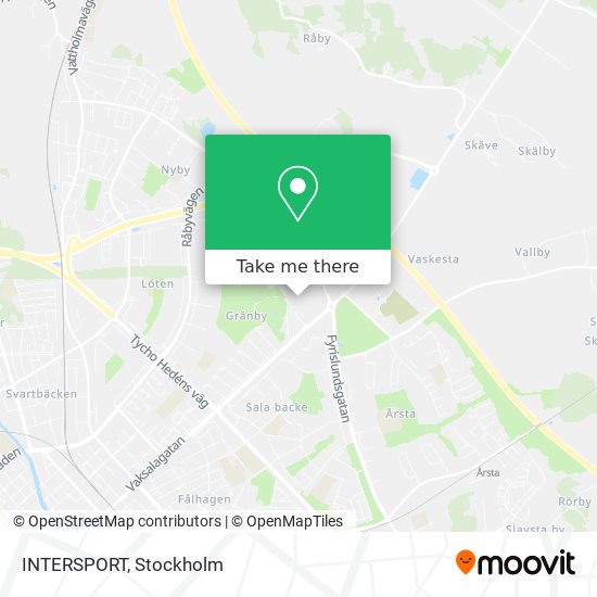 INTERSPORT map