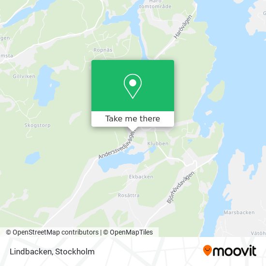 Lindbacken map