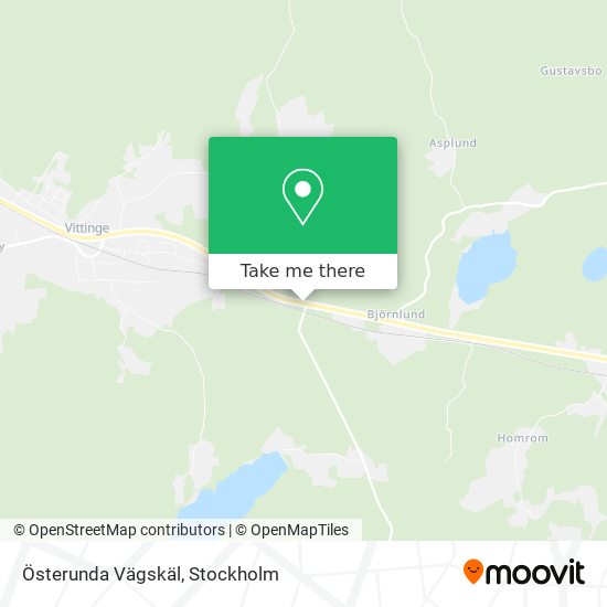 Österunda Vägskäl map