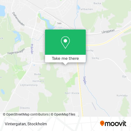 Vintergatan map