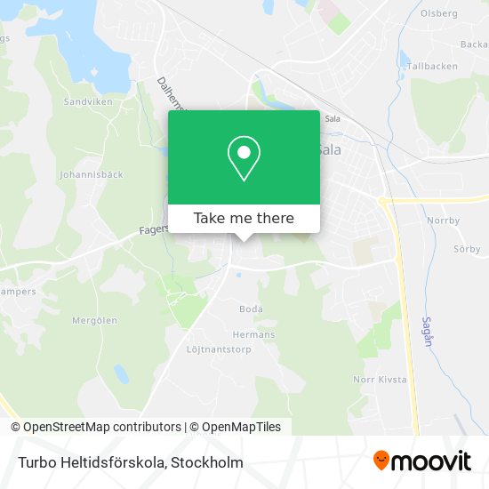 Turbo Heltidsförskola map