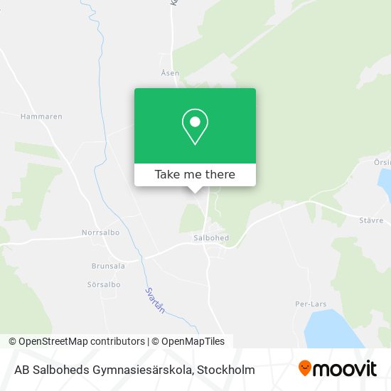 AB Salboheds Gymnasiesärskola map