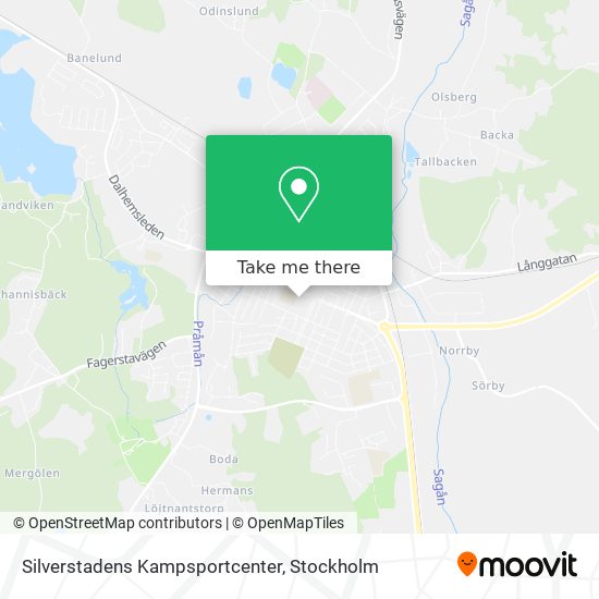 Silverstadens Kampsportcenter map