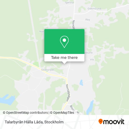 Talarbyrån Hålla Låda map