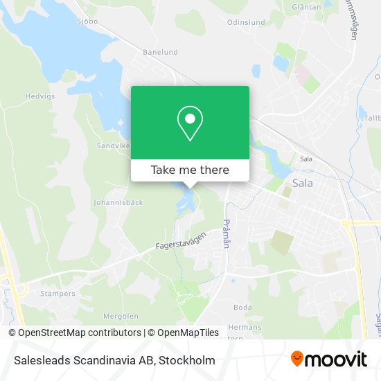 Salesleads Scandinavia AB map